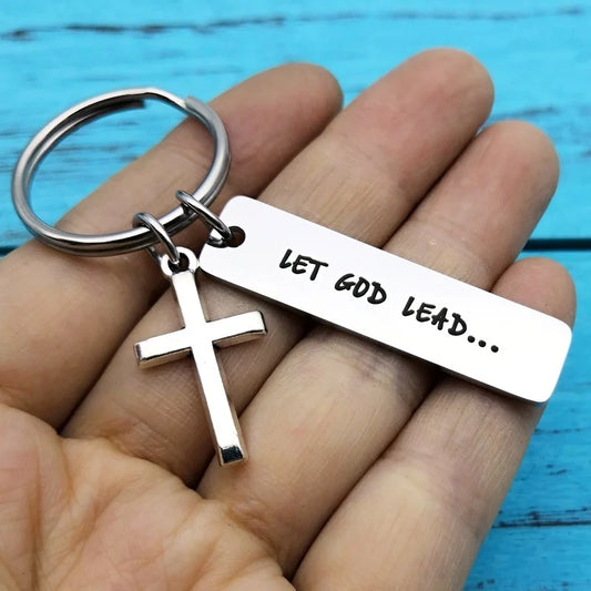 Let God Lead Keychain
